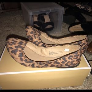 Leopard Print Flats